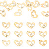12Pcs 12 Styles 316L Stainless Steel Pendants STAS-TA0003-21G-2