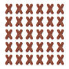 Opaque Acrylic European Beads OACR-TAC0019-006X-2