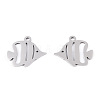 Non-Tarnish 201 Stainless Steel Pendants LS-STAS-T052-49P-1
