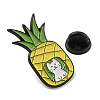 Cartoon Fruit with Cat Enamel Pins JEWB-F031-01D-3