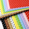 Polka Dot Pattern Printed Non Woven Fabric Embroidery Needle Felt for DIY Crafts DIY-R059-M-1