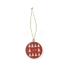 Christmas Theme Acrylic Pendant Decoration LS-HJEW-G021-01F-1