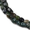 Natural Moss Agate Beads Strands G-Q060-D10-4