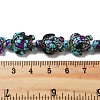 Synthetic Turquoise Dyed Beads Strands G-P507-05T-3