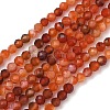 Natural Red Agate Beads Strands G-B168-A04-2mm-2