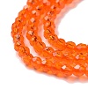 Transparent Glass Beads Strands LS-GLAA-H021-04-26-5