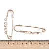 Ion Plating(IP) 304 Stainless Steel Safety Pins Brooch Findings STAS-K252-05C-RG-3