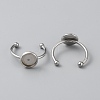 Stainless Steel Ring Components STAS-WH0029-98B-P-2
