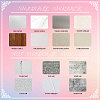 Waterproof Reflective Plastic Mirror Stickers DIY-WH0668-008-5