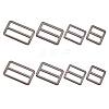 8Pcs 4 Styles Alloy Slider Buckles FIND-GF0007-01B-1