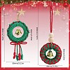 Christmas Theme DIY Cotton Threads Pendant Decoration Making Kits DIY-SC0028-31-4