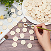 150Pcs Wooden Beads WOOD-DR0001-02B-4