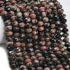 Natural Rhodonite Beads Strands G-C280-A06-02-1
