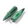 Synthetic Malachite Pointed Pendants G-D850-15-3