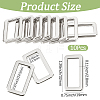 10Pcs Alloy Slider Buckles FIND-CY0001-96P-2