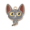 Alloy Enamel Pendants FIND-E047-02KCG-06-1