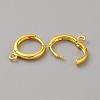 Brass Hoop Earring Findings FIND-WH0110-802C-G-1