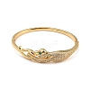 Green Cubic Zirconia Leopard Bangle BJEW-I298-21G-1