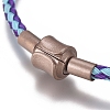 Braided Stainless Steel Wire European Style Bracelets Making AJEW-D047-02B-CG-5