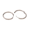 201 Stainless Steel Huggie Hoop Earrings EJEW-L250-01L-P-3