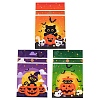 50Pcs Rectangle Halloween Candy Plastic Bags ABAG-U001-01K-1