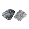 Natural Agate(Dyed & Heated) Carved Pendants GG-CBA3D9B-04-2