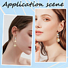 120Pcs 3 Style 304 Stainless Steel Hoop Earring Findings STAS-SP0001-27-5