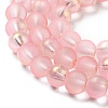 Spray Painted Glass Round Bead Strands DGLA-Q015-6mm-26-3