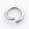 Tarnish Resistant 304 Stainless Steel Open Jump Rings A-STAS-E066-08-8mm-1
