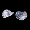 Transparent Acrylic with Glitter Pendants OACR-C016-21-4