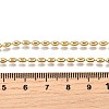 2.5MM Brass Oval Link Chain Necklaces X-NJEW-M108-20G-3