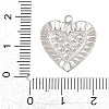 304 Stainless Steel Pendants STAS-K322-07P-3