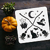 PET Hollow Out Drawing Painting Stencils DIY-WH0391-0432-3