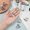 304 Stainless Steel D-Ring Anchor Shackle Clasps STAS-WH0033-56A-3