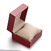 Square PU Leather Jewelry Boxes for Watch CON-M004-06-3