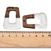 Epoxy Resin & Walnut Wood Pendants RESI-T057-13A-3