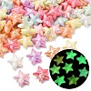 UV Plating & Luminous Opaque Acrylic Beads MACR-L015-14A-1