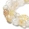 Natural Topaz Beads Strands G-C179-F04-01-4