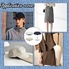 36Pcs 3 Colors Flat Round Cloth Cap Nail Buttons BUTT-CY0001-34-5