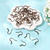 Brass French Earring Hooks X-KK-Q369-RC-5
