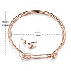 SHEGRACE Brass Bangle JB403A-2