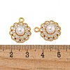 Brass Micro Pave Cubic Zirconia Pendants X1-KK-U036-06G-3