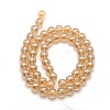Electroplate Synthetic Quartz Crystal Beads Strands G-P039-03-3