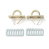 Zinc Alloy Bag Shoes Buckle Clips FIND-WH0063-91LG-RS-1