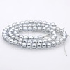 Pearl Luster Plated Glass Round Beads Strands GLAA-A025-6mm-PL02-2