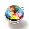 Galaxy Theme Luminous Glass Ball Pendants GLAA-D021-01P-02-2