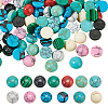 130Pcs 13 Styles Gemstone Cabochons G-GO0001-70-1