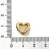 Brass Micro Pave Cubic Zirconia Beads KK-Z086-23G-3