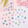   48Pcs 12 Style Spray Painted Alloy Pendants FIND-PH0002-39-3