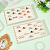 7-Slot Rectangle Velvet Wedding Ring Storage Display Trays AJEW-WH0471-129B-4